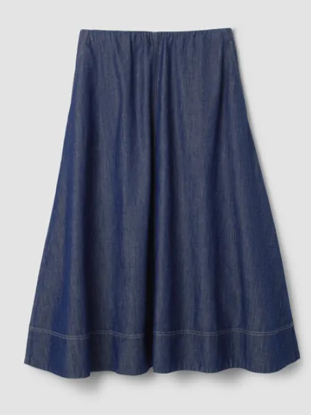 Denim Half Circle Skirt